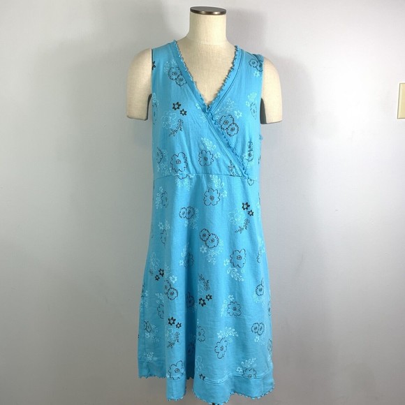 fresh produce Dresses Fresh Produce Womens Sz Xl Floral Blue Vneck